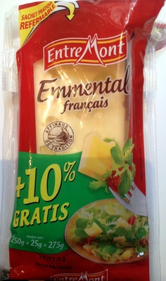 Emmental français + 10 % gratis (28 % MG)