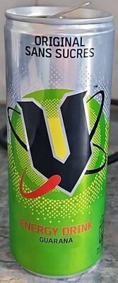 V Energy Drink guarana sans sucres