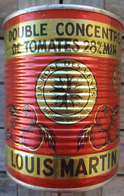 Double concentré de tomates 28%