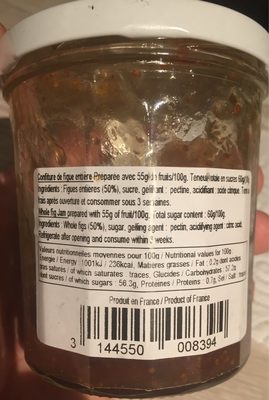Eric Bur Confiture Figue Entiere 370G
