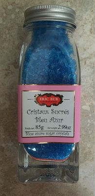 Eric Bur Cristaux De Sucre Bleu Clair (azur) 85G