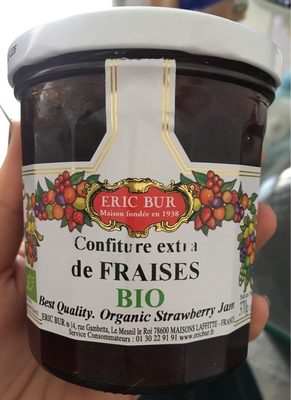 Confiture de fraises bio
