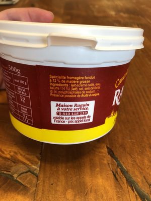 Cancoillotte au lait pasteurise au beurre 7.5%MG