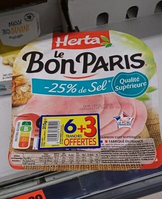 Le Bon Paris (-25% de sel)