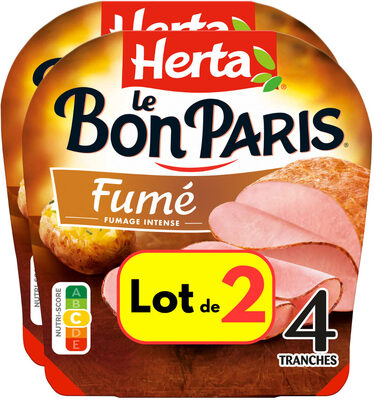 HERTA LE BON PARIS Jambon fumé x4 LOT 2