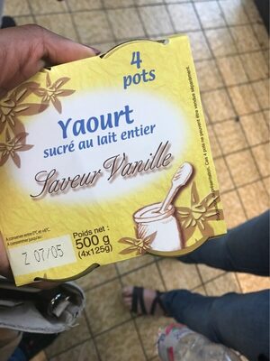 Yaourt au Lait Entier Saveur Vanille