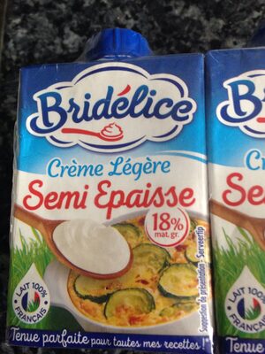 Crème Légère Semi Épaisse 18% MG