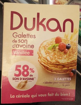 Galettes de son d'avoine saveur vanillée