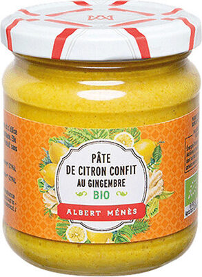 BIO Pâte de Citron Confit au Gingembre
