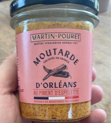 Moutarde d'Orléans au piment d'Espelette