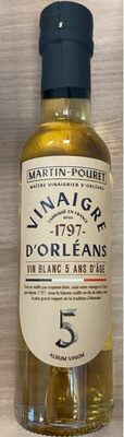Vinaigre d'Orléans de vin blanc 5 ans d'âge