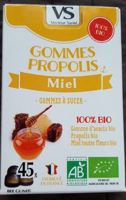 Gommes Propolis Miel