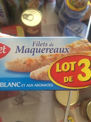 Filets de maquereaux au vin blanc & aromates