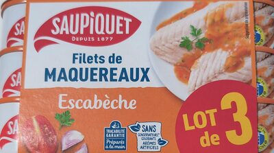 Filets de maquereaux sauce escabèche