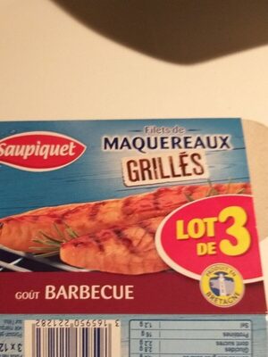 Maquereaux grillés gout barbecue