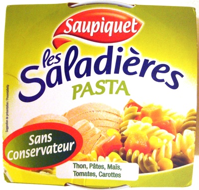 Les Saladières Pasta (Thon, Pâtes, Maïs, Tomates, Carottes)