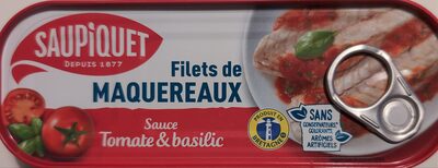 Filets de Maquereaux Sauce Tomate et Basilic