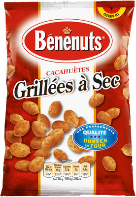 Bénénuts Cacahuètes grillées à sec 6x120g