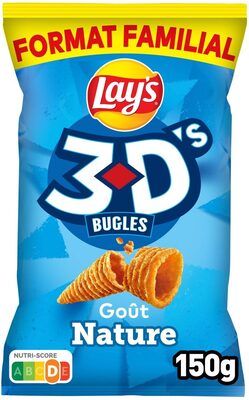 Lay's 3D's Bugles goût nature format familial