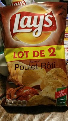 Lay's saveur poulet rôti lot de 2 x 130 g