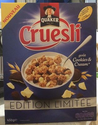 Cruesli - Goût Cookies & Cream