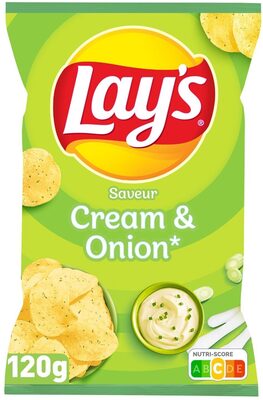 Chips saveur cream & onion