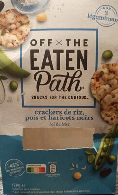 Off the Eaten Path Crispy rice & pea snacks sea salt