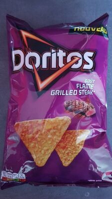 Doritos goût flame grilled steak