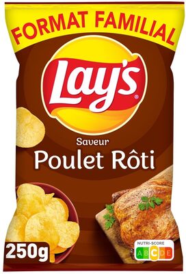 Chips saveur poulet rôti format familial