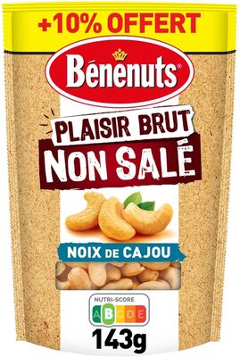 Bénénuts Plaisir Brut Noix de cajou +10% offert