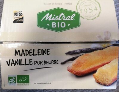 Madeleine vanille pur beurre