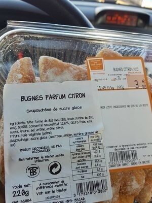 Bugne citron
