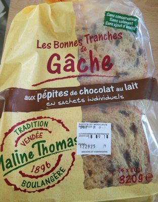 Les bonnes tranches de gâche