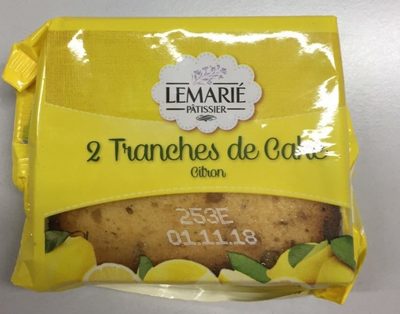 2 Tranches de Cake Citron
