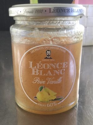 Confiture Poire Vanille
