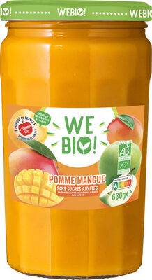 Purée Pomme Mangue BIO Sans Sucres Ajoutés
