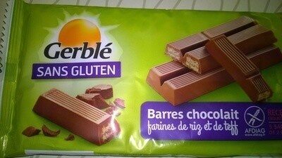 Barres Chocolat Farines De Riz Et De Teff