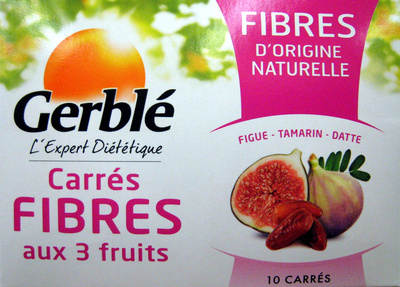 Carrés fibre aux 3 fruits Gerblé