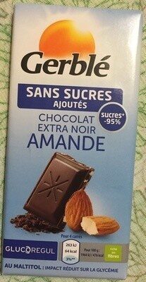 Chocolat extra noir amande