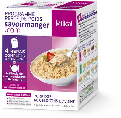 Milical LCD Porridge Aux Flocons D'avoine 4 Sachets Repas