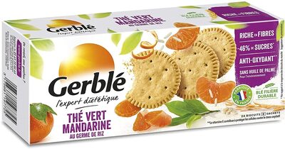 Sablés Thé vert Mandarine au germe de riz