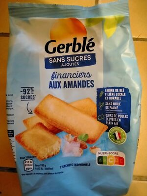 Gerblé - No Sugar Added Almond Financiers, 175g (6.2oz)