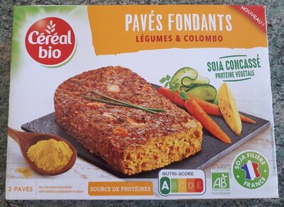 Pavés fondants légumes & colombo