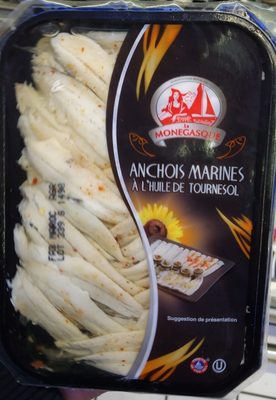 Anchois marinés à l'huile de tournesol