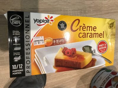Crème Caramel à Trancher (10 à 12 Parts) 3,4%