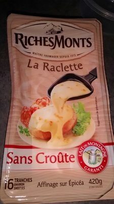 La raclette - sans croute, 16 tranches