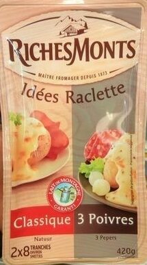 Duo raclette (3 poivres et classique)