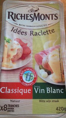 Fromage à raclette classique / vin blanc
