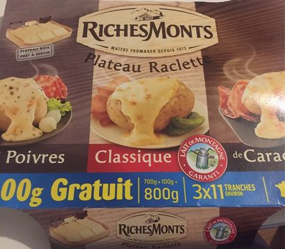 Plateau raclette