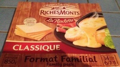 La Raclette Classique (26% MG) Format familial